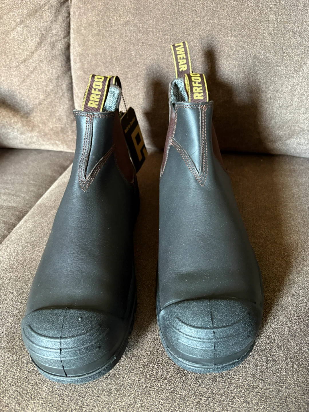 New Rockrooster Beaufort Black CSA Approved work boots
