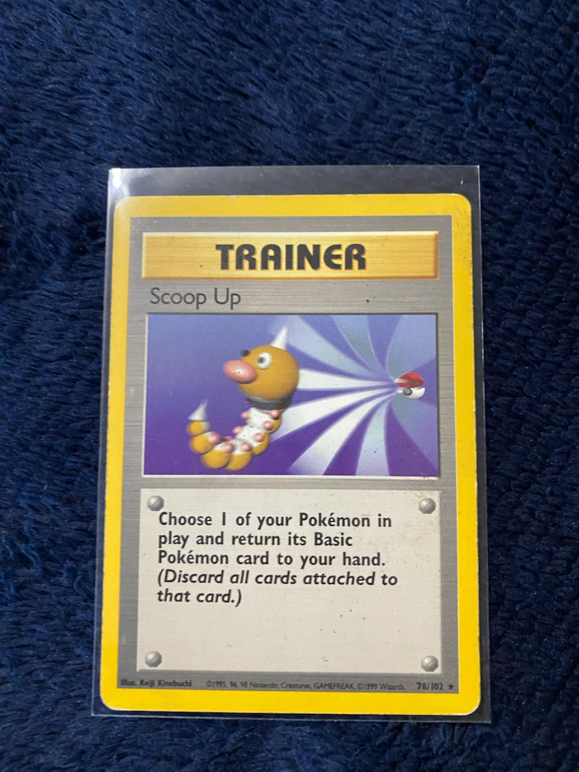 Scoop Up Trainer • Pokémon Base Set (Unlimited) ***
