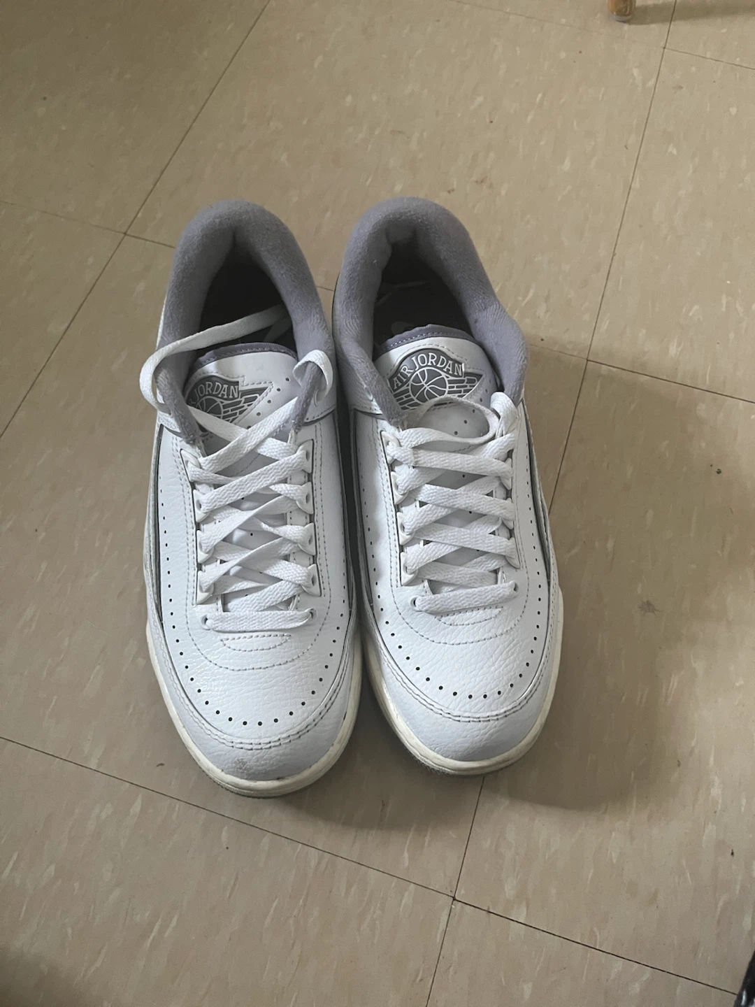 Air Jordan 2 Low White Grey Sneakers