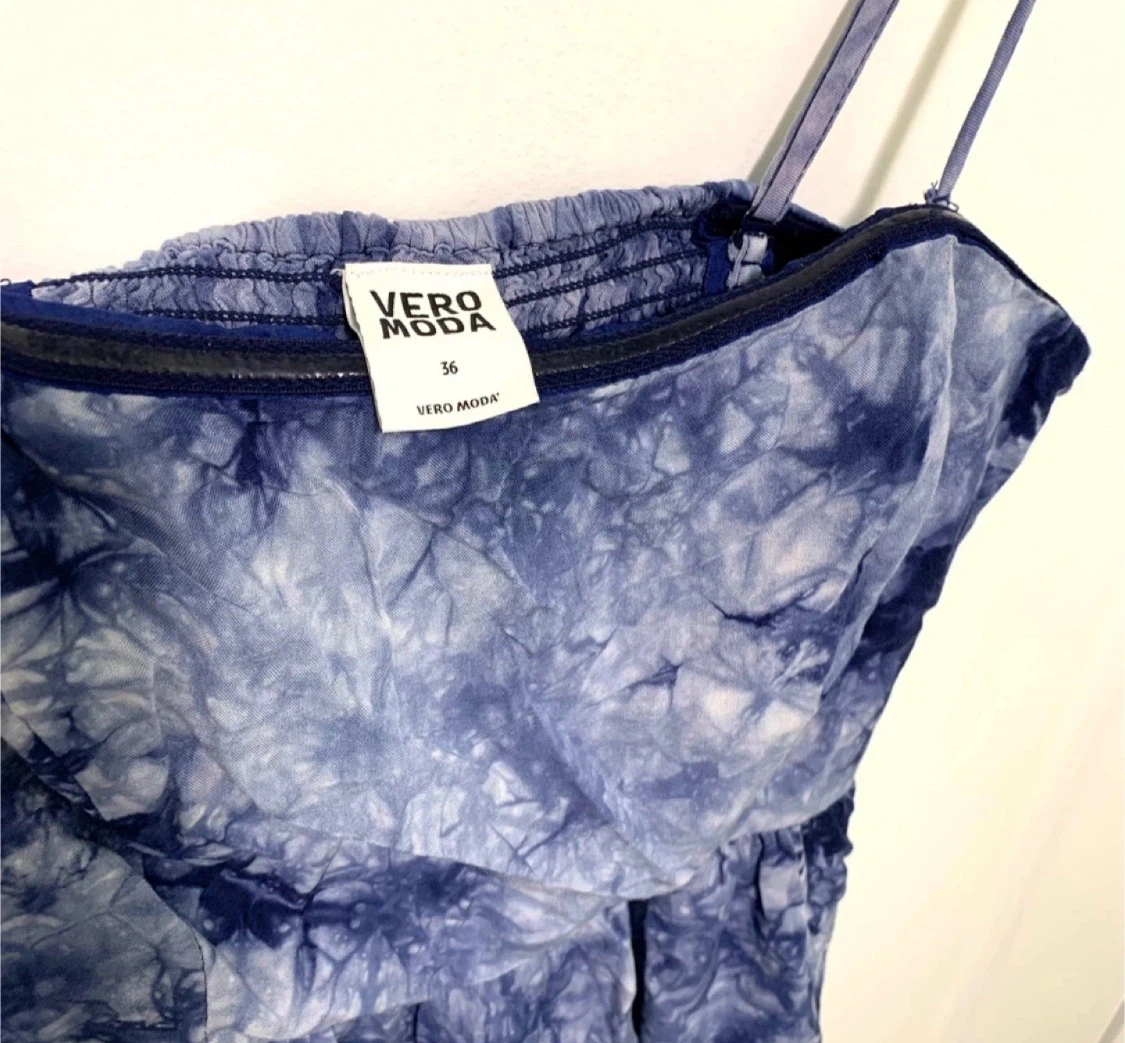Vero moda blue mini dress-size36 - photo 2