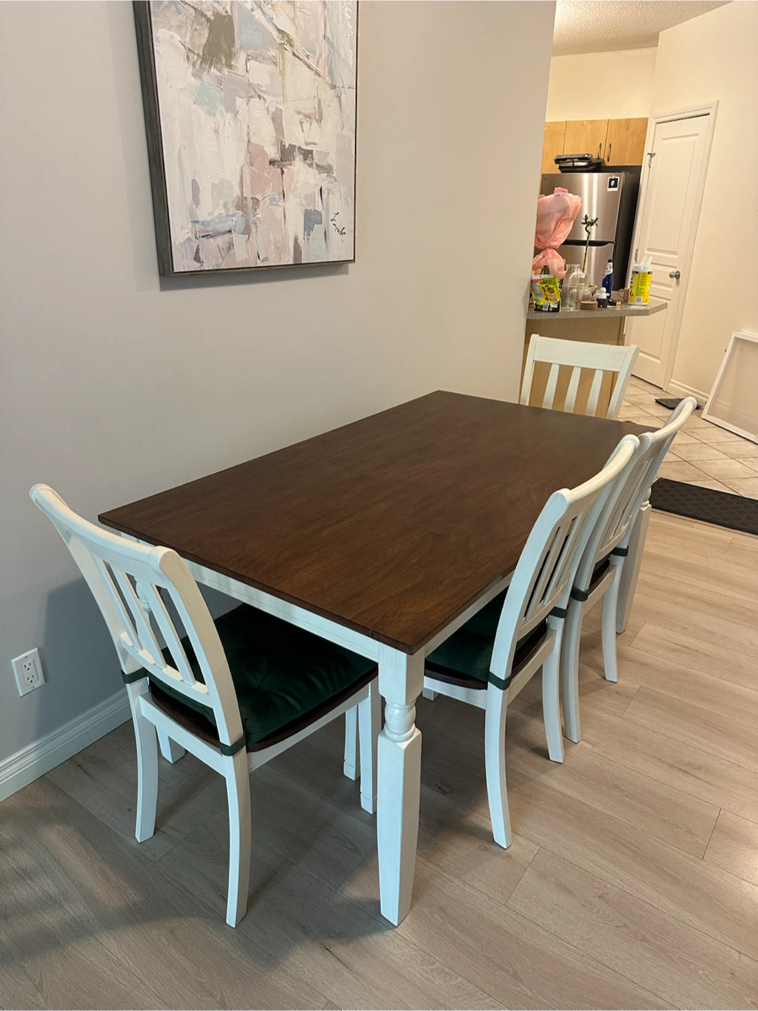 5-Piece Dining Set – Table + 4 Chairs