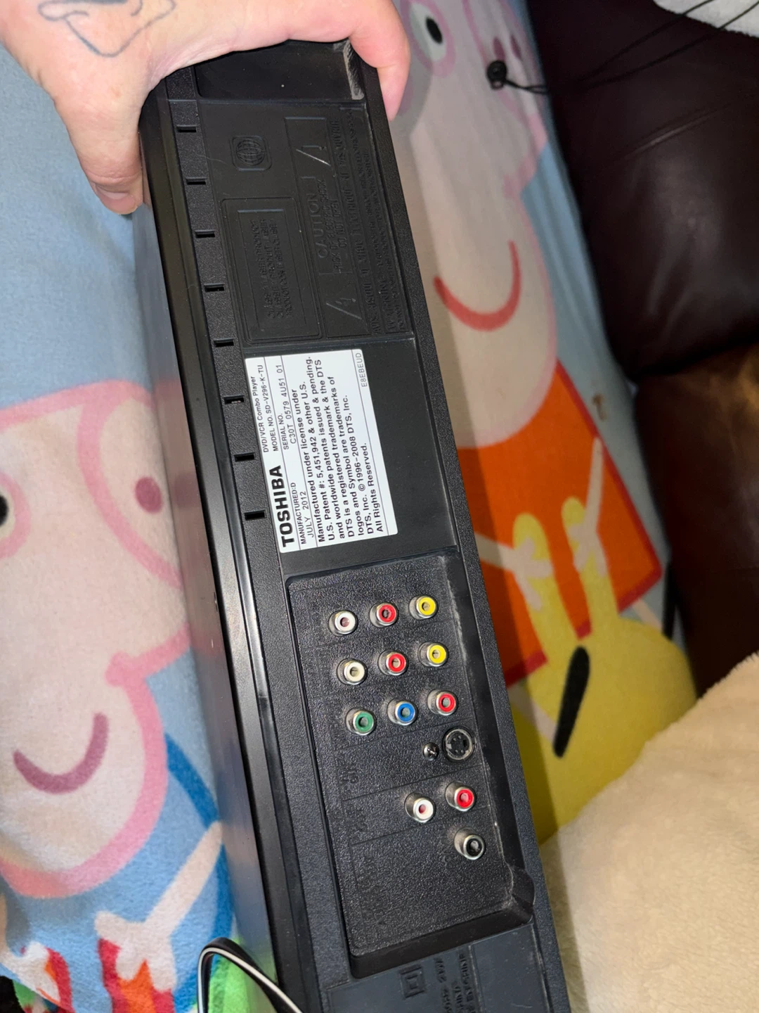 Toshiba VHS Hi-Fi DVD Player/Video Cassette Recorder SD-V296 - photo 2