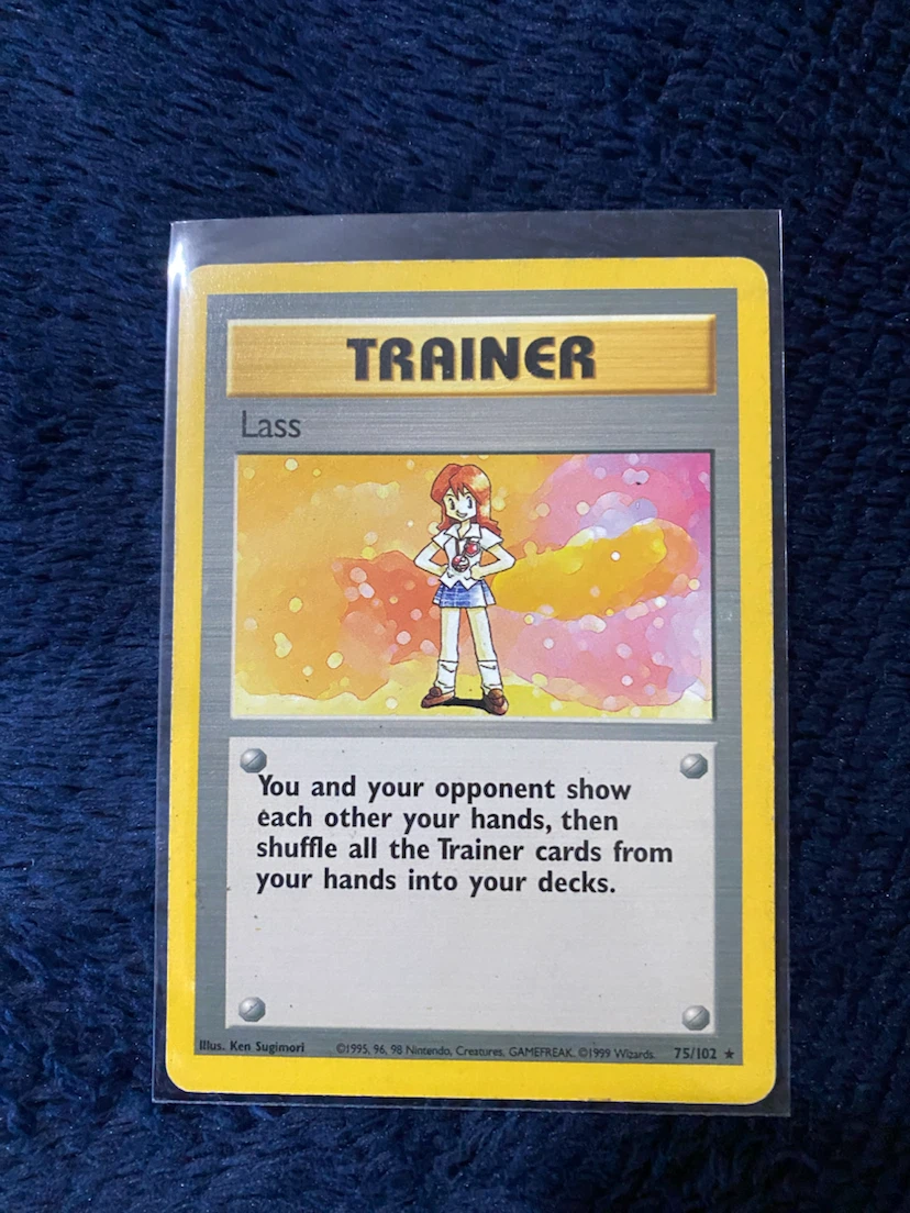 Lass Trainer • Pokémon Base Set (Unlimited) ***