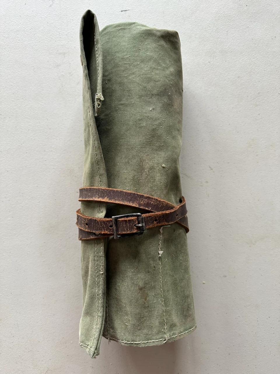 Green Canvas Tool Roll Bag - photo 2