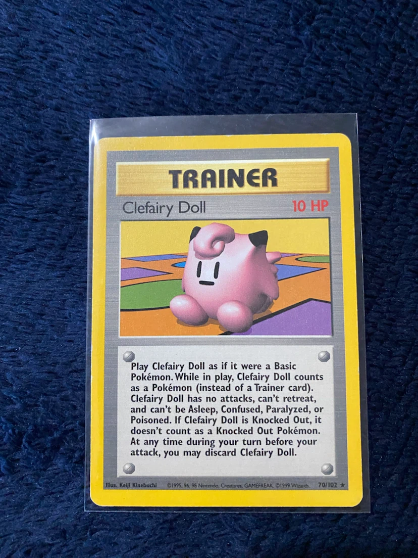 Clefairy Doll Trainer • Pokémon Base Set (Unlimited) ***