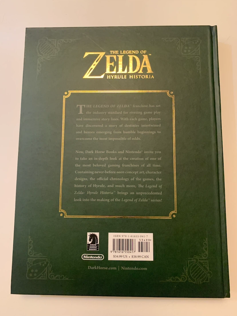 The Legend of Zelda Hyrule Historia Book - photo 2