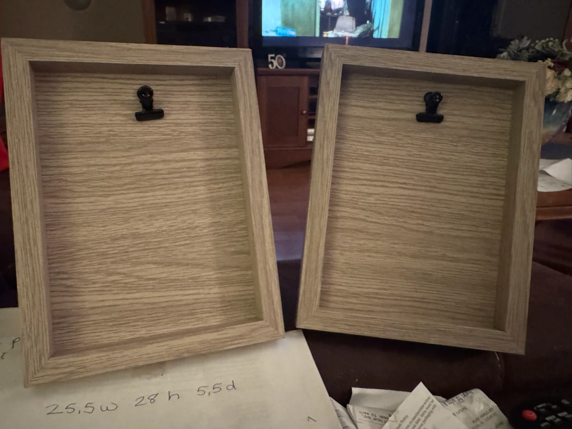 Two Wooden Picture Frames