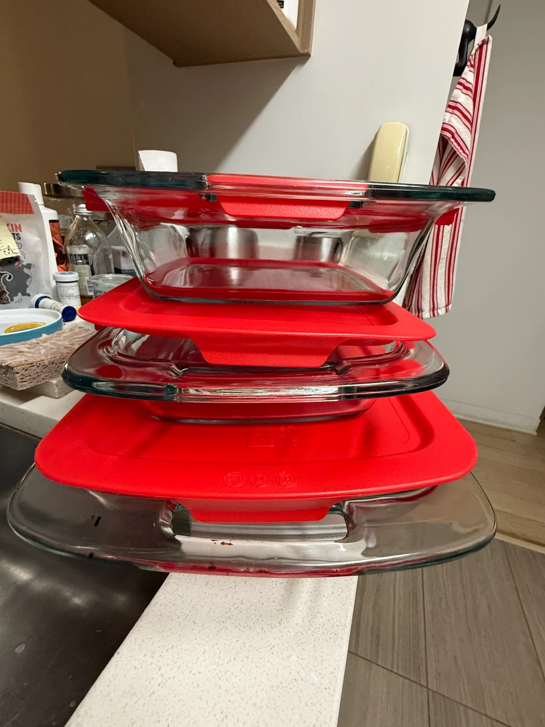 Pyrex Glass Baking Dishes with Lids - photo 3