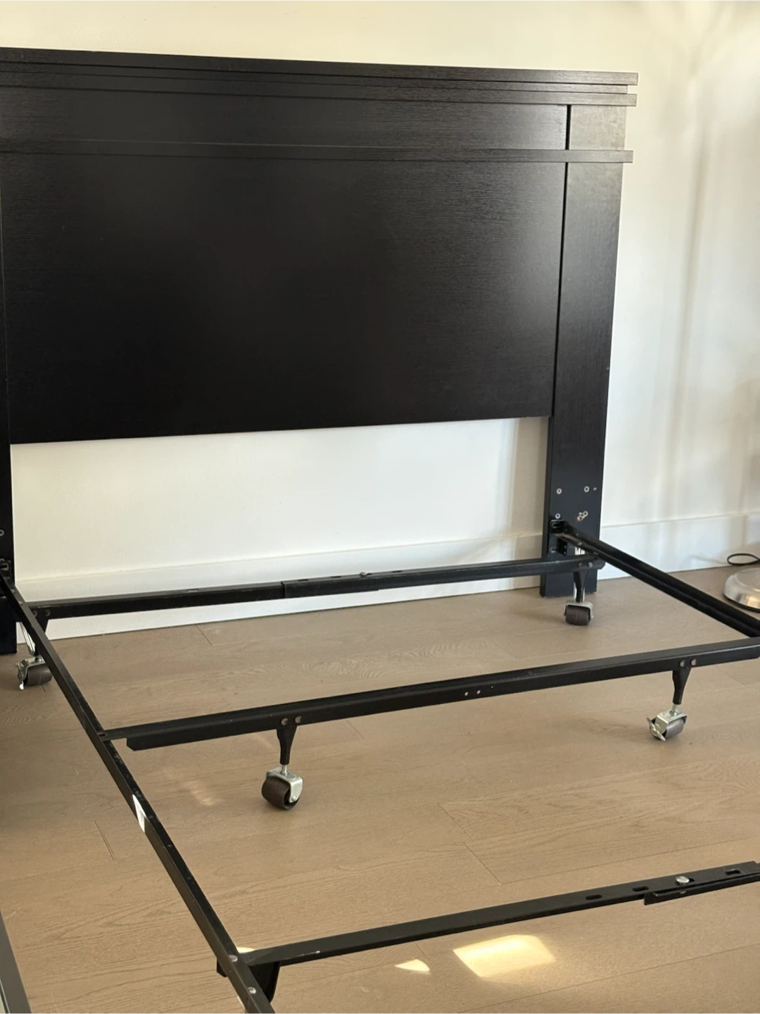 Black Headboard and Bed Frame - photo 4