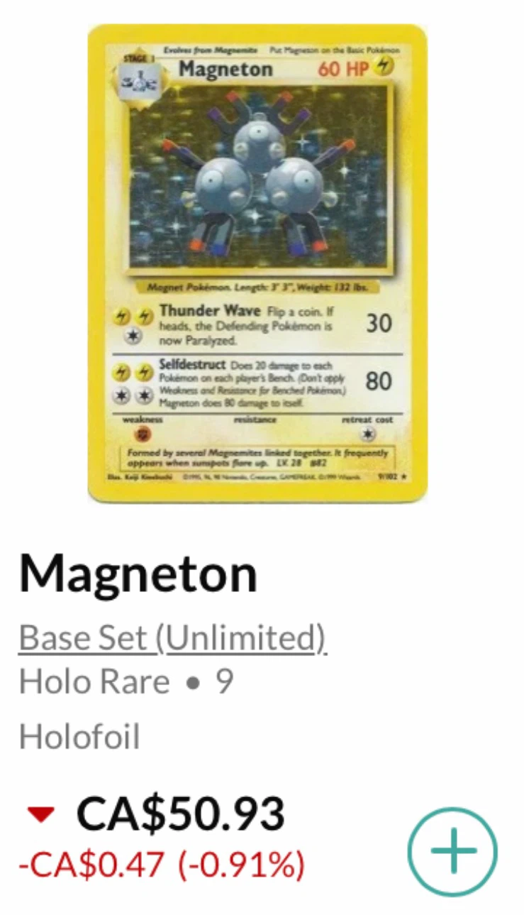 Magneton (Holo) • Pokémon Base Set (Unlimited) *** - photo 3
