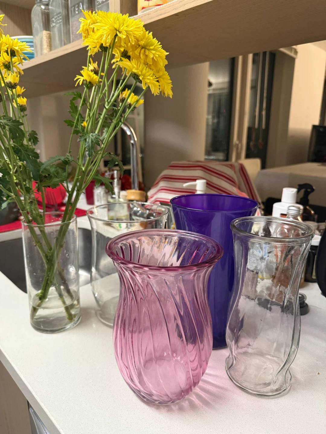 Set of 5 Glass Vases - photo 3