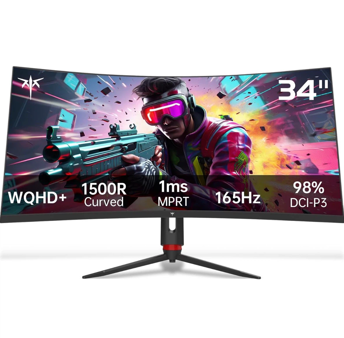 KTC 34” Ultrawide Curved Monitor - photo 3