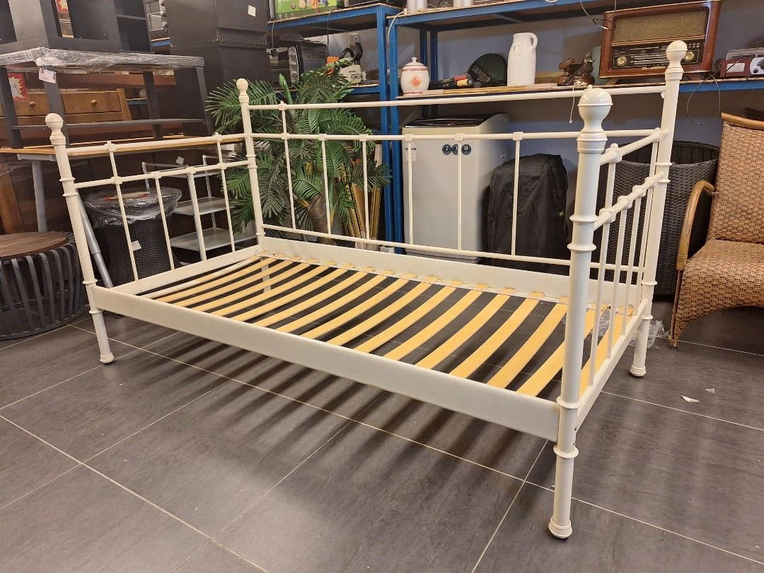IKEA Twin bed frame white