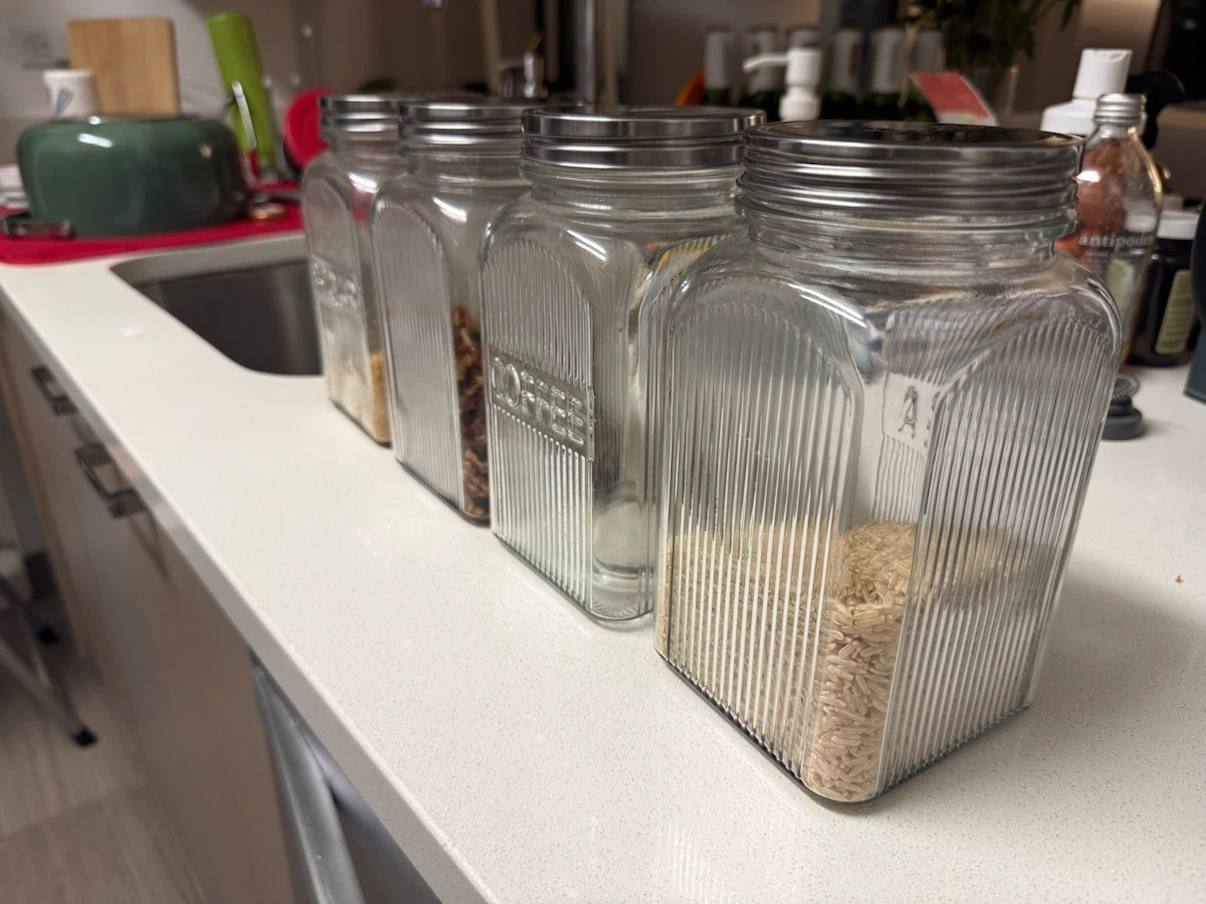 Glass Canister Set - Sugar, Tea, coffee, etc - photo 2