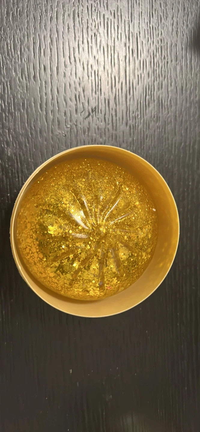 Gold Glitter Filled Ball