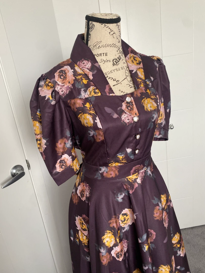 Women's Floral Print Dress - photo 2