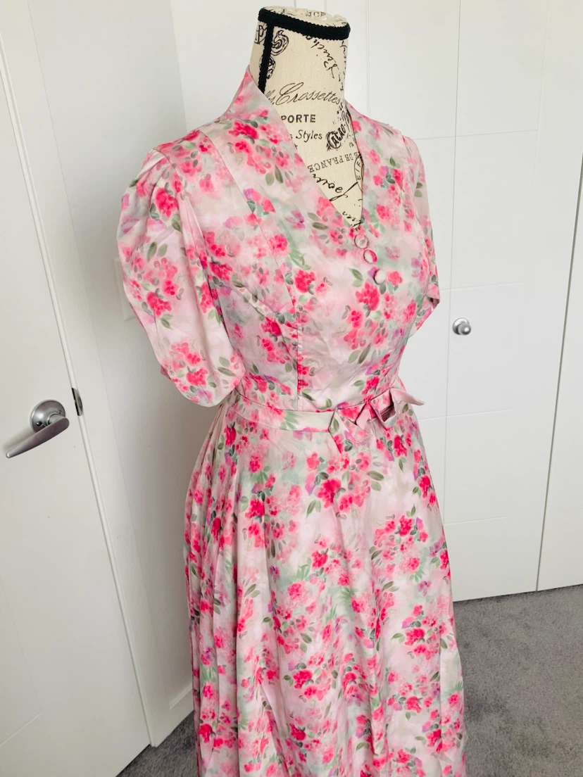 Pink Floral Dress