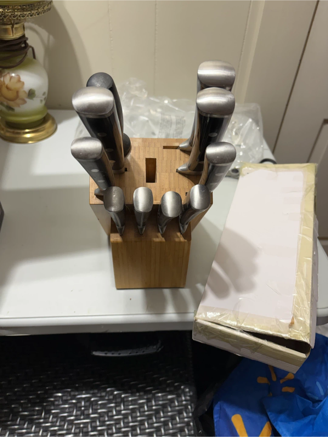 Knife Set with Wooden Block