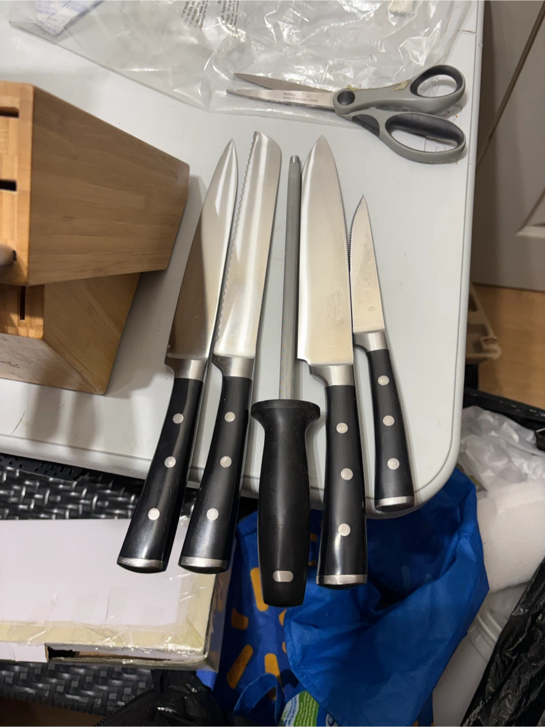 Knife Set with Wooden Block - photo 3