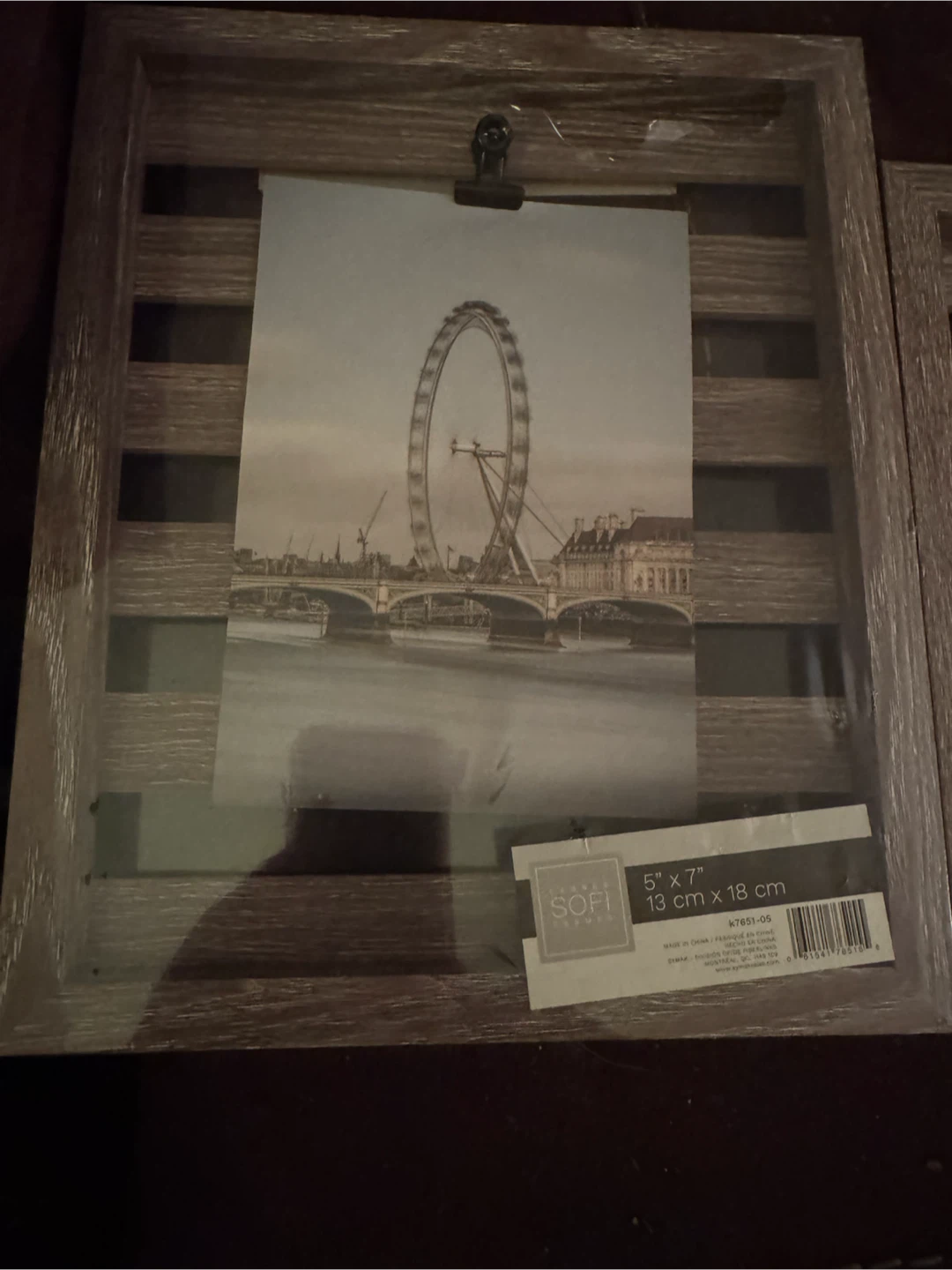 3 Wooden Photo Clip Frames - photo 2