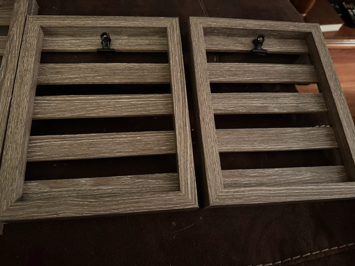 3 Wooden Photo Clip Frames - photo 3