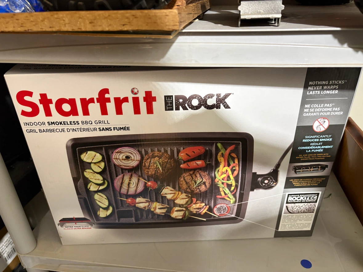 Starfrit The Rock Indoor Smokeless BBQ Grill