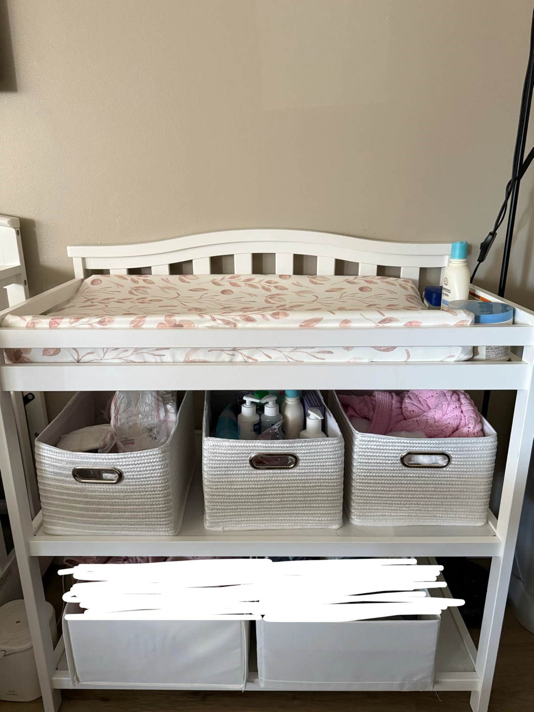 White Baby Changing Table