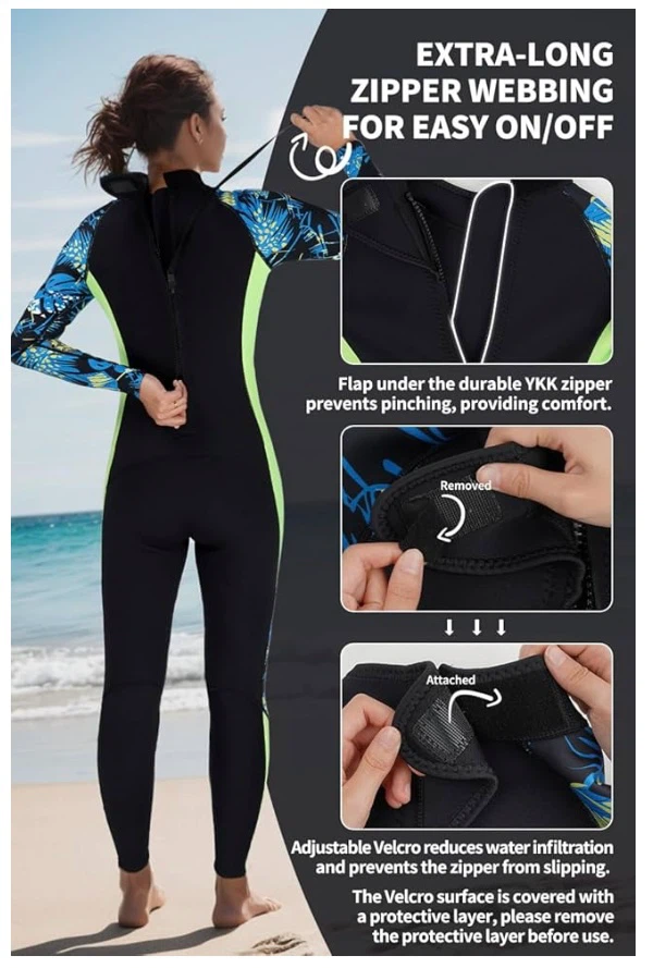 New Yikayin  Women’s Wetsuit Size Small 3/2mm - photo 4