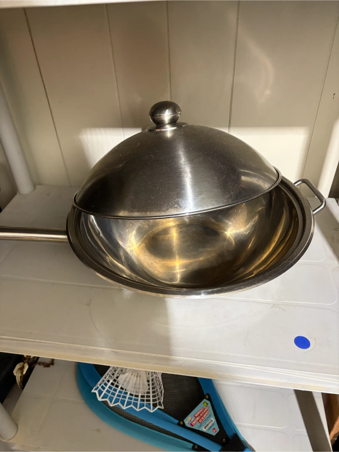 Stainless Steel Wok with Lid