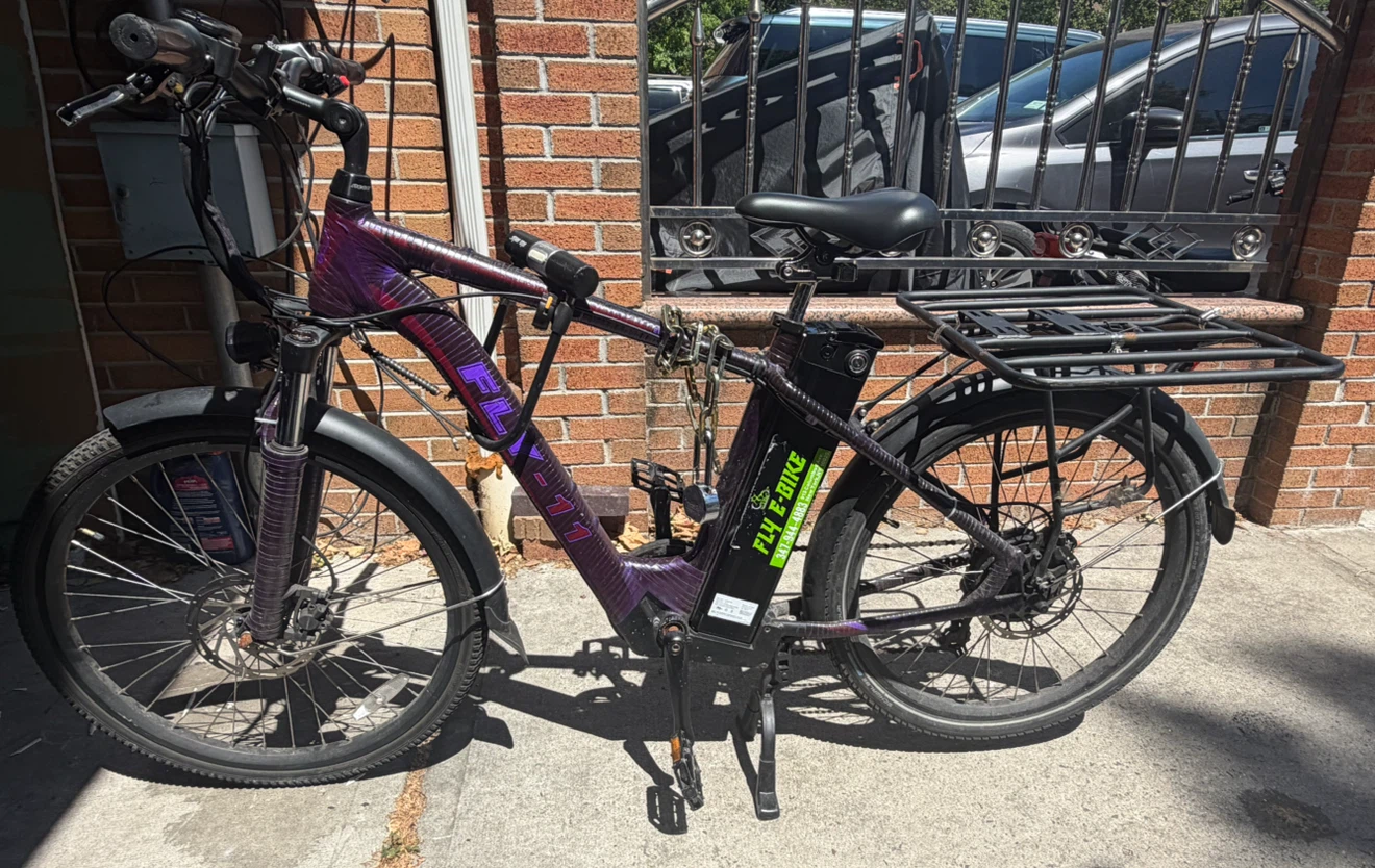 FLY E-BIKE Purple Electric Bicycle