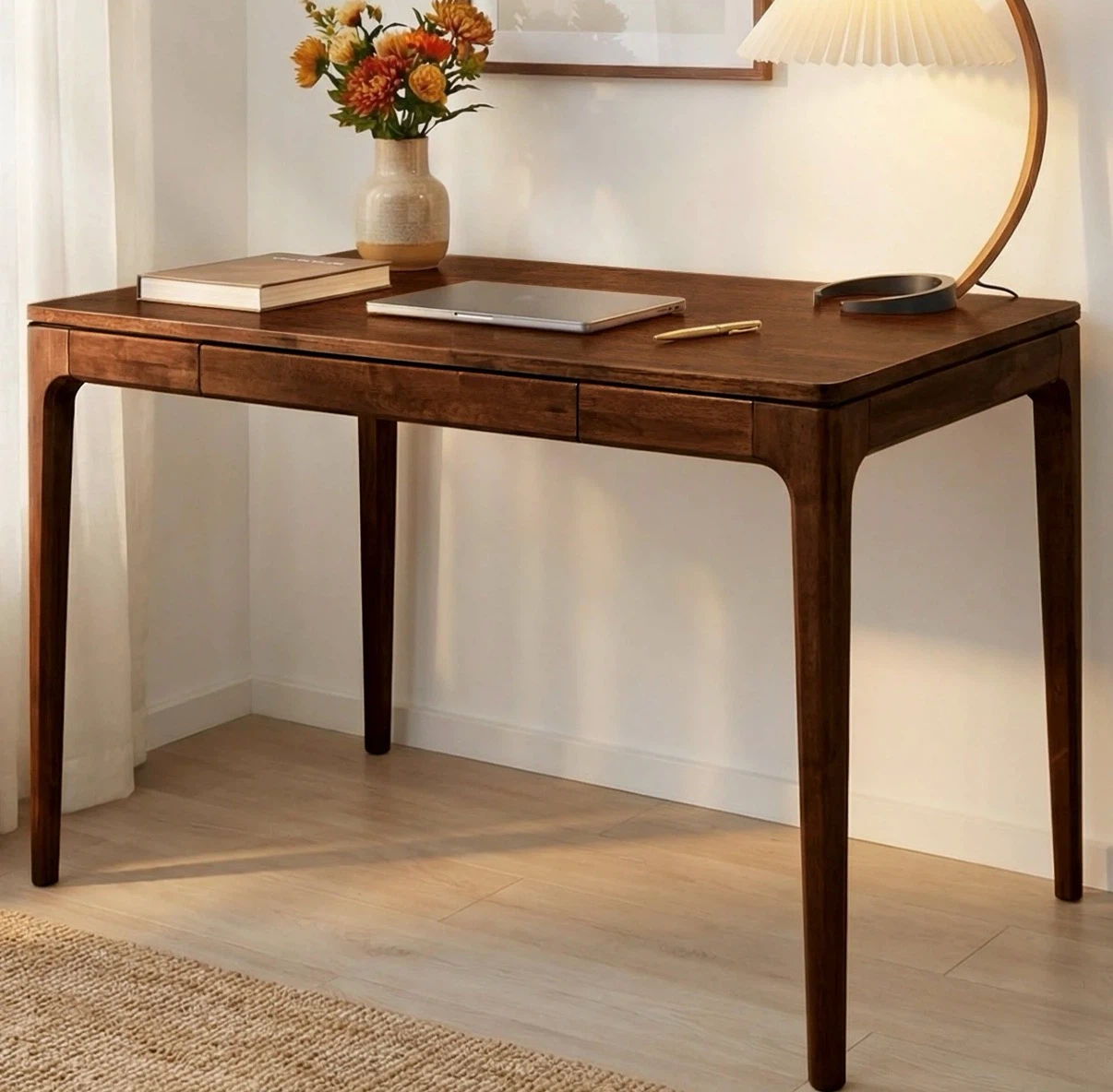 48" Solid Wood Desk with Drawer – Brand New in Box