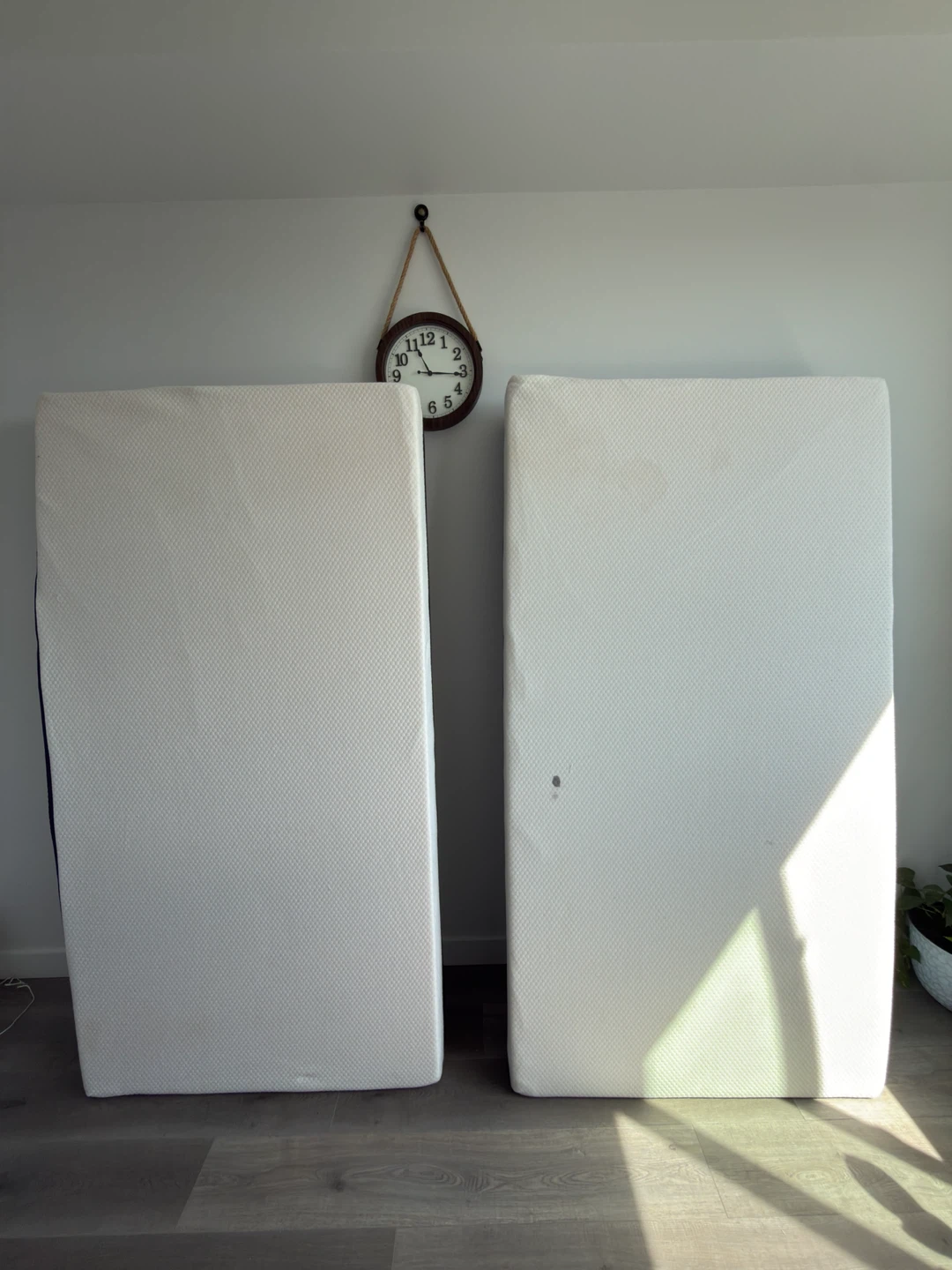 Two 8" Twin Gel Memory Foam Mattresses $100 each. 2 for - $180