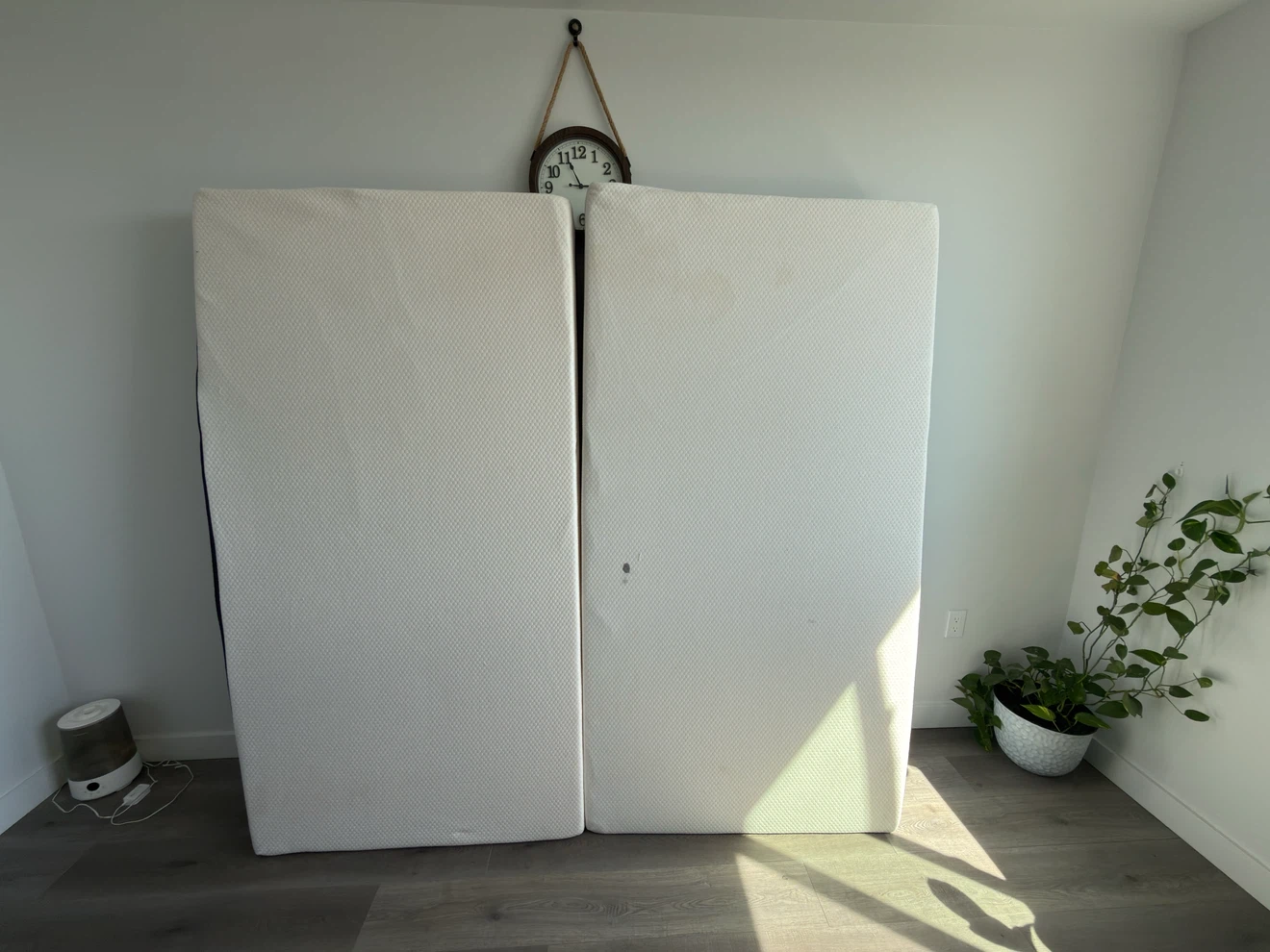 Two 8" Twin Gel Memory Foam Mattresses $100 each. 2 for - $180 - photo 2