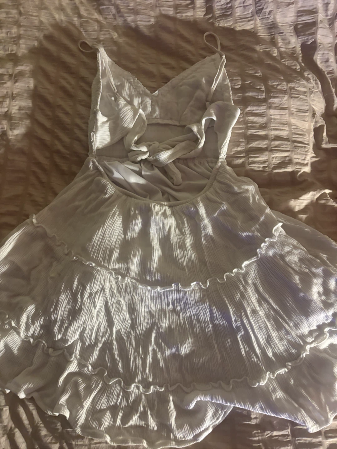 White mini babydoll dress - photo 2