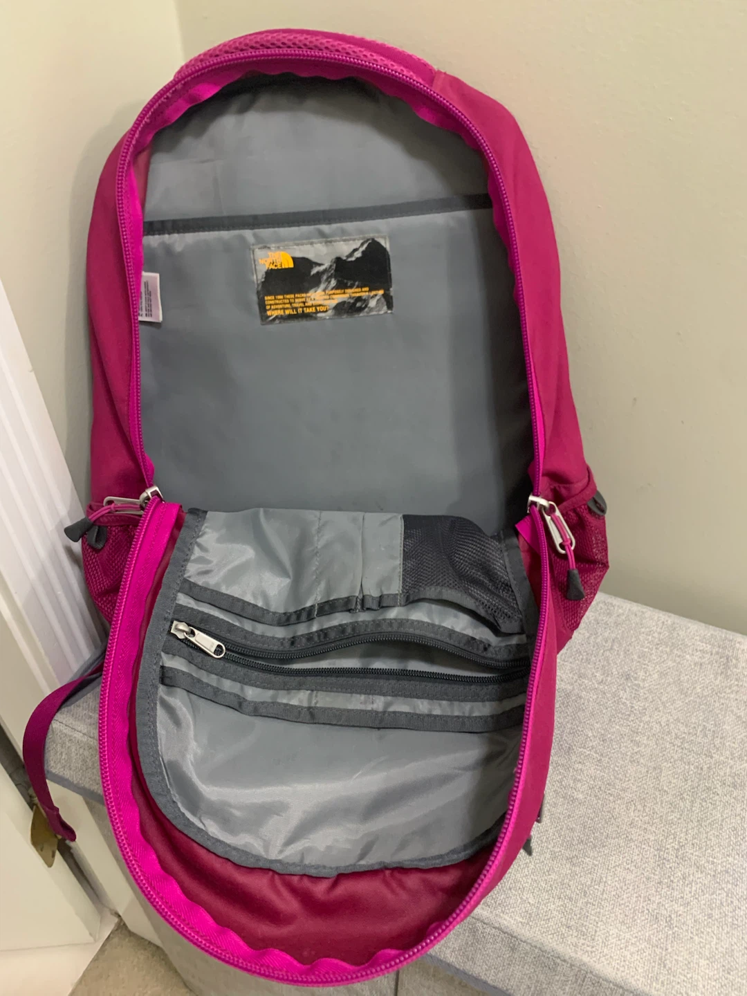 The North Face Pink Backpack - photo 3