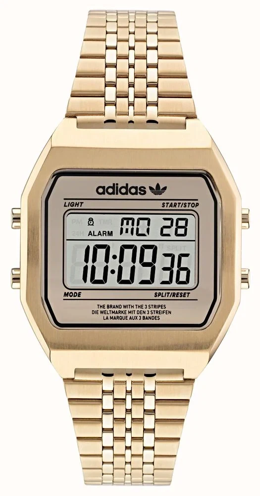 Adidas Digital Watch Gold Tone Stainless Steel - photo 2