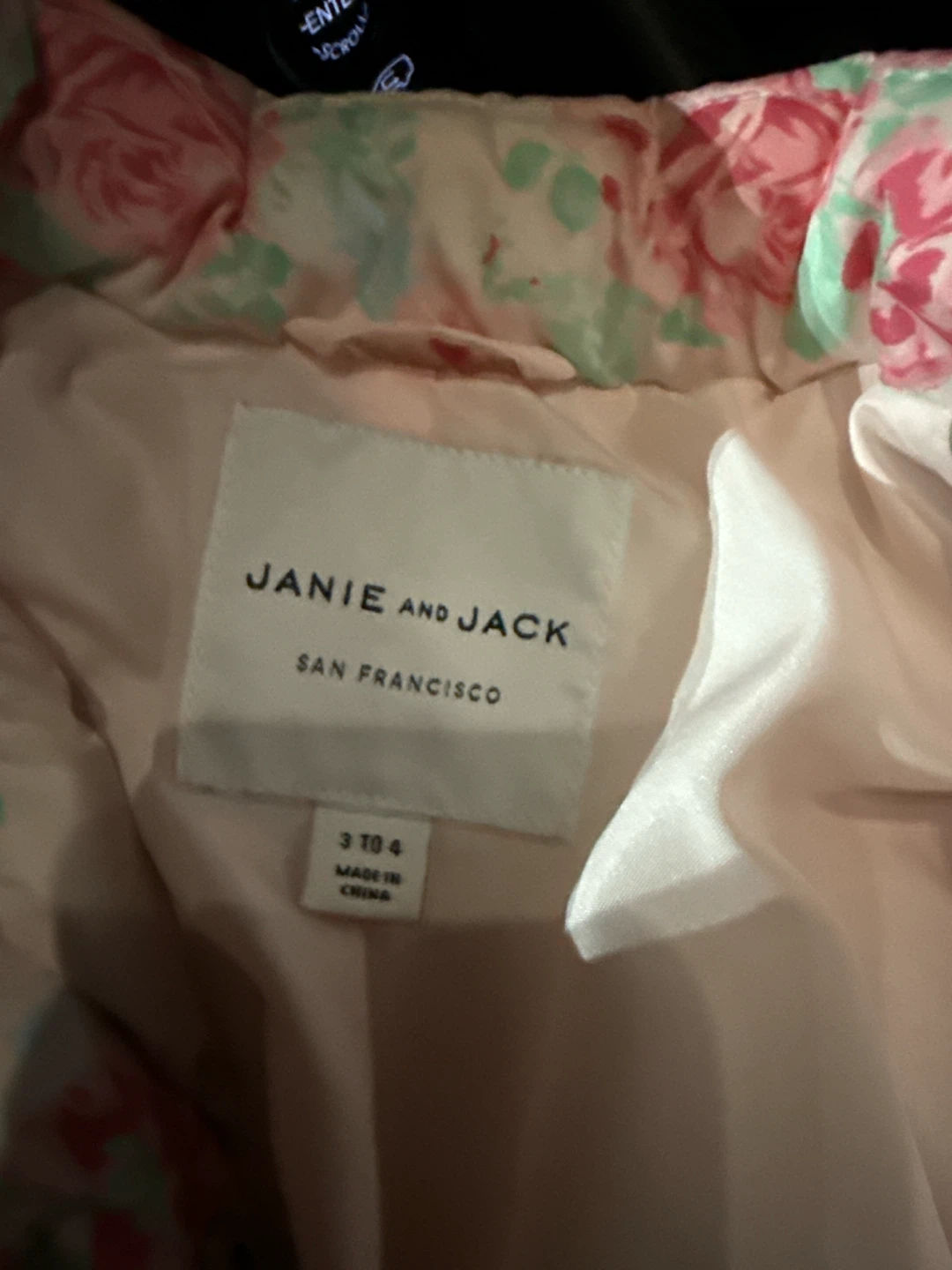 Janie and Jack Floral Puffer Jacket - photo 2