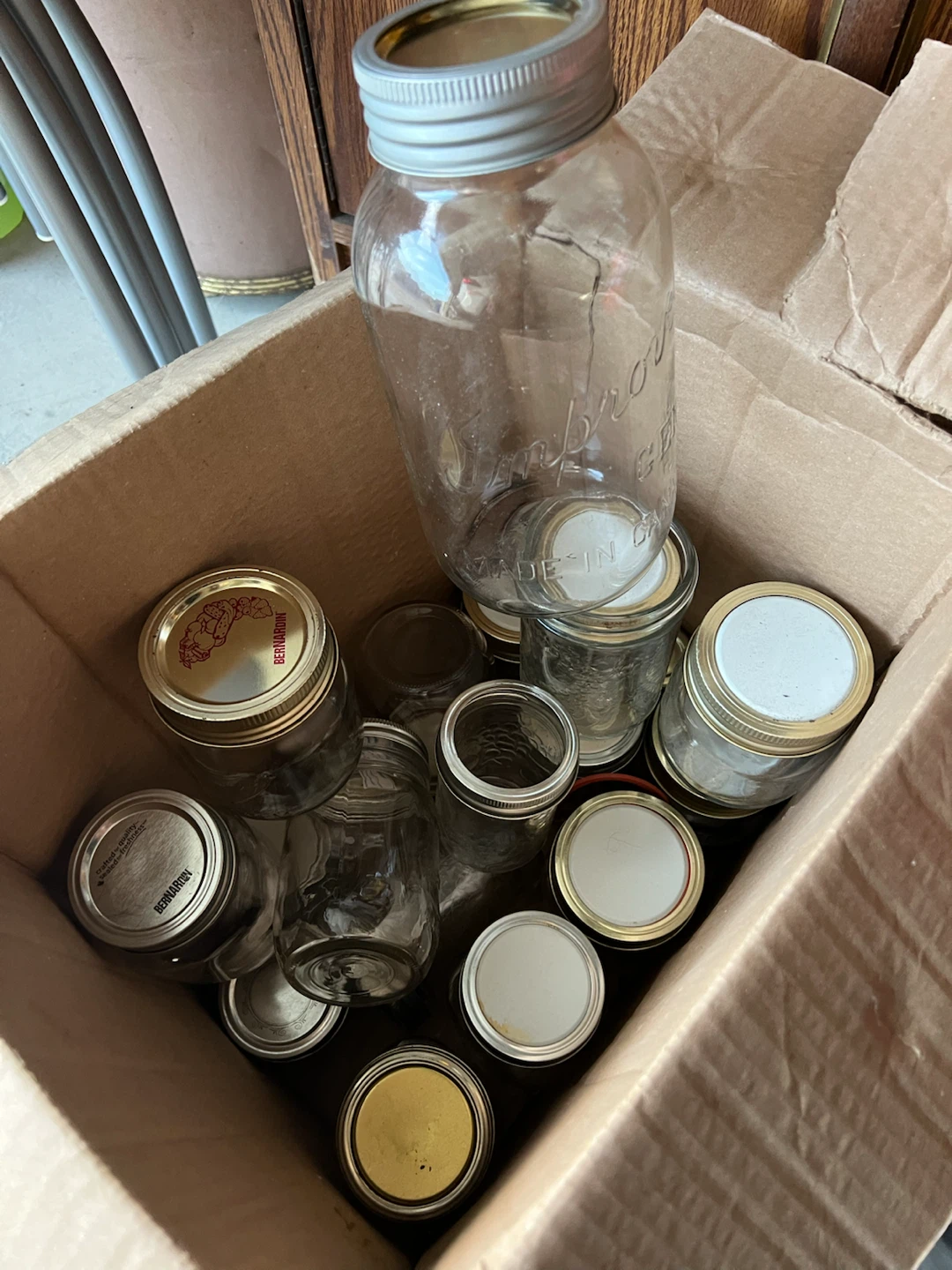 Assorted Mason Jars with Lids