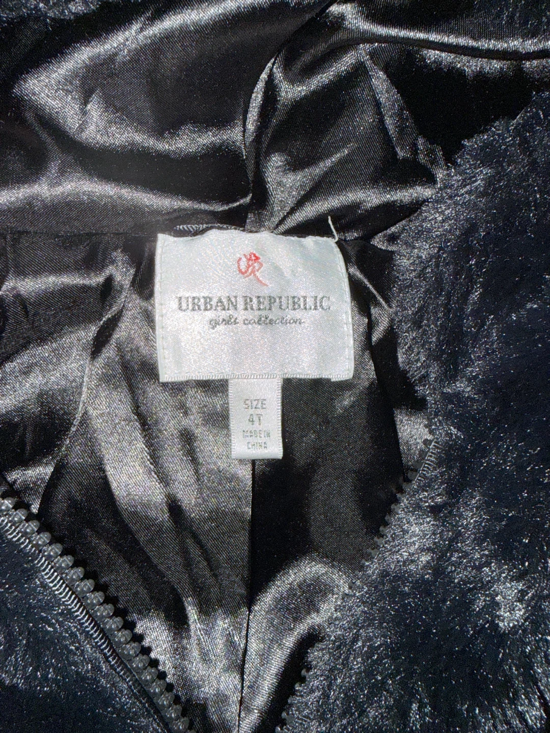 Urban Republic Black Faux Fur Hooded Jacket - photo 2