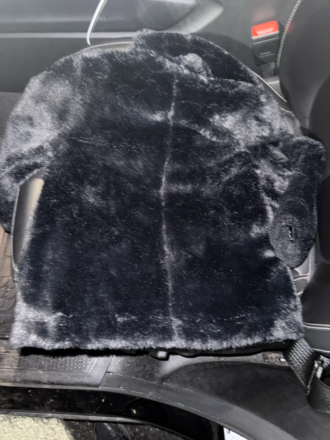 Urban Republic Black Faux Fur Hooded Jacket - photo 3