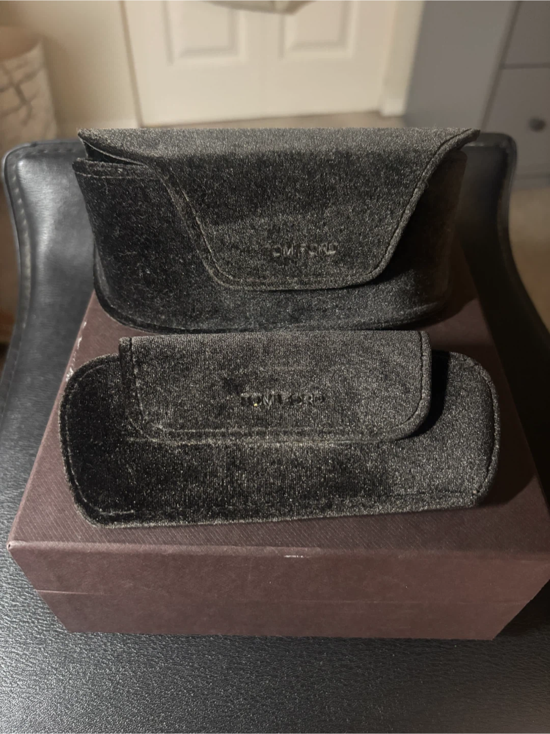Tom Ford rx Glasses with clip ons