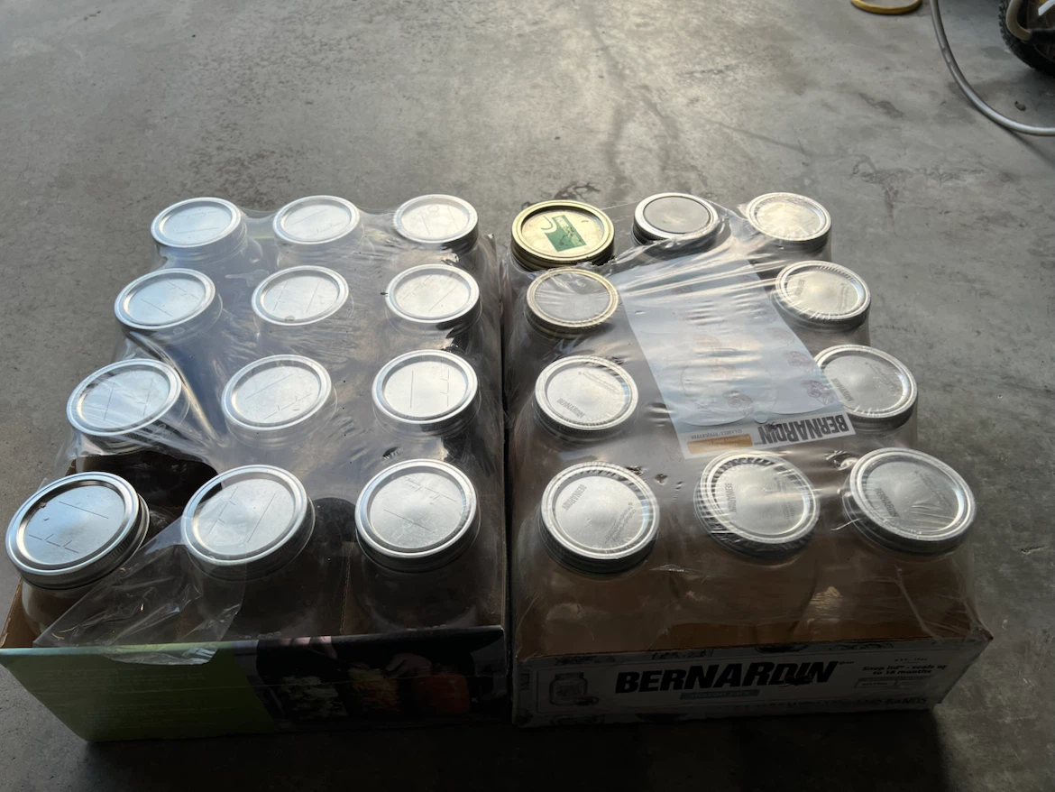 Bernardin Mason Jars - 2-12 Packs