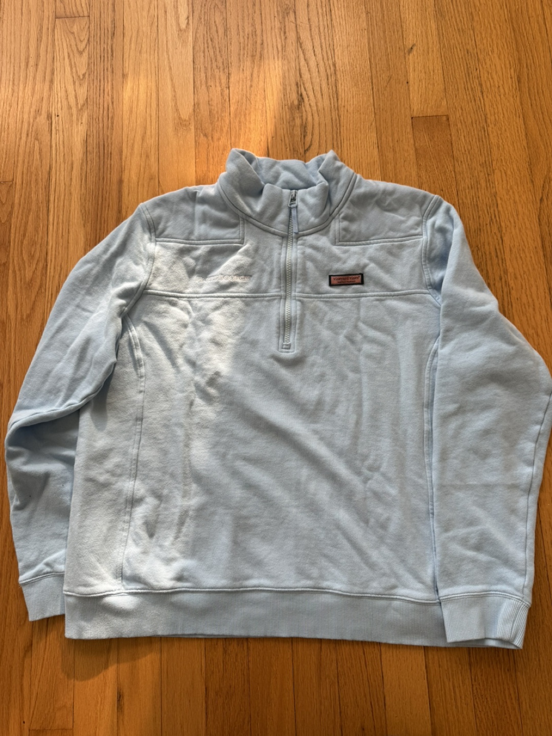 Vineyard Vines Light Blue 1/4 Zip Pullover XX-Large