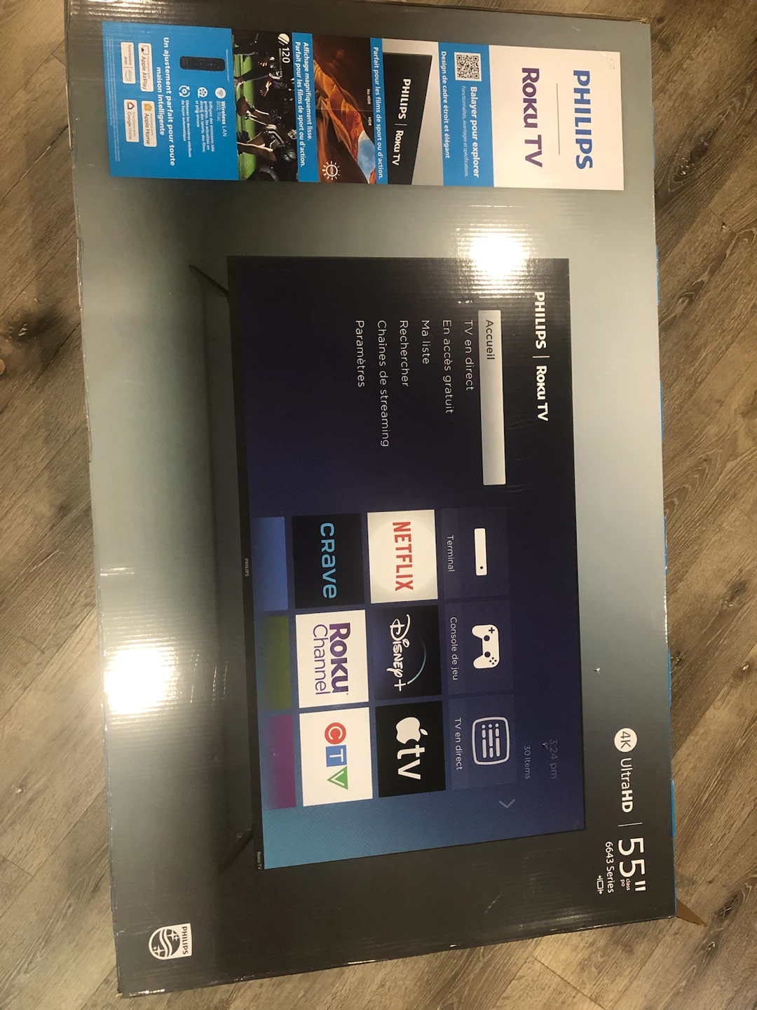 Philips 55" 4K UHD Roku TV - photo 3