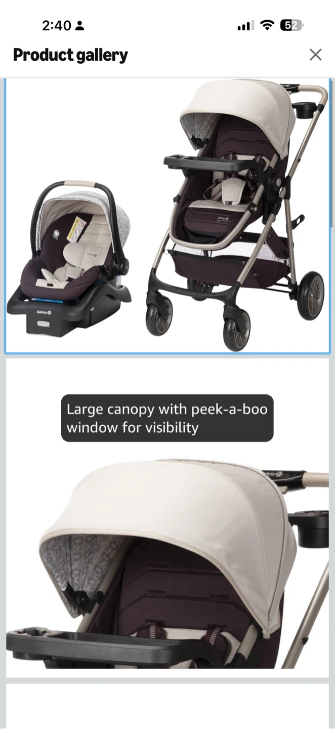 Safety 1st Stroller and Car Seat Combo - photo 2