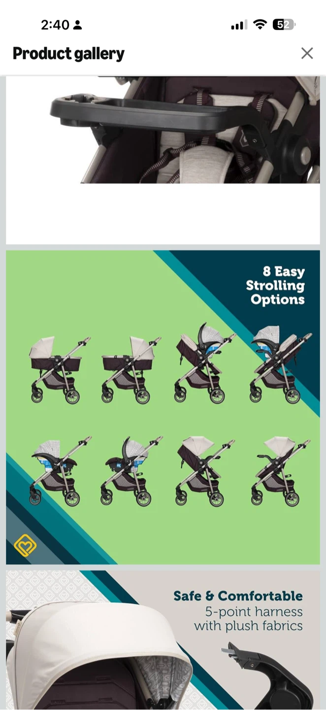 Safety 1st Stroller and Car Seat Combo - photo 3