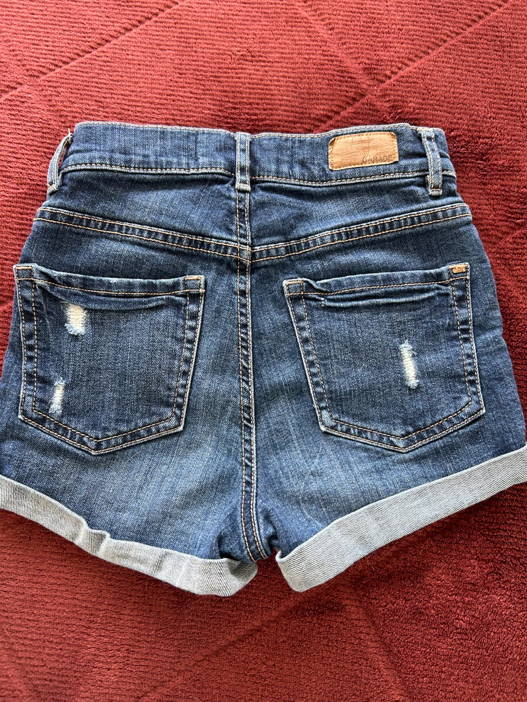 Garage Retro High Waist Stretch Denim Shorts – Size 00 - photo 3