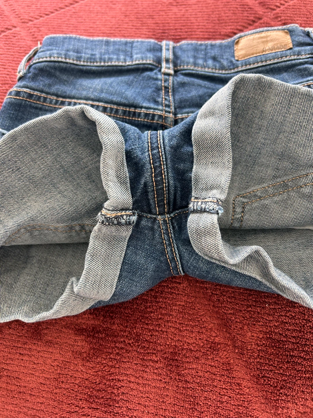 Garage Retro High Waist Stretch Denim Shorts – Size 00 - photo 4
