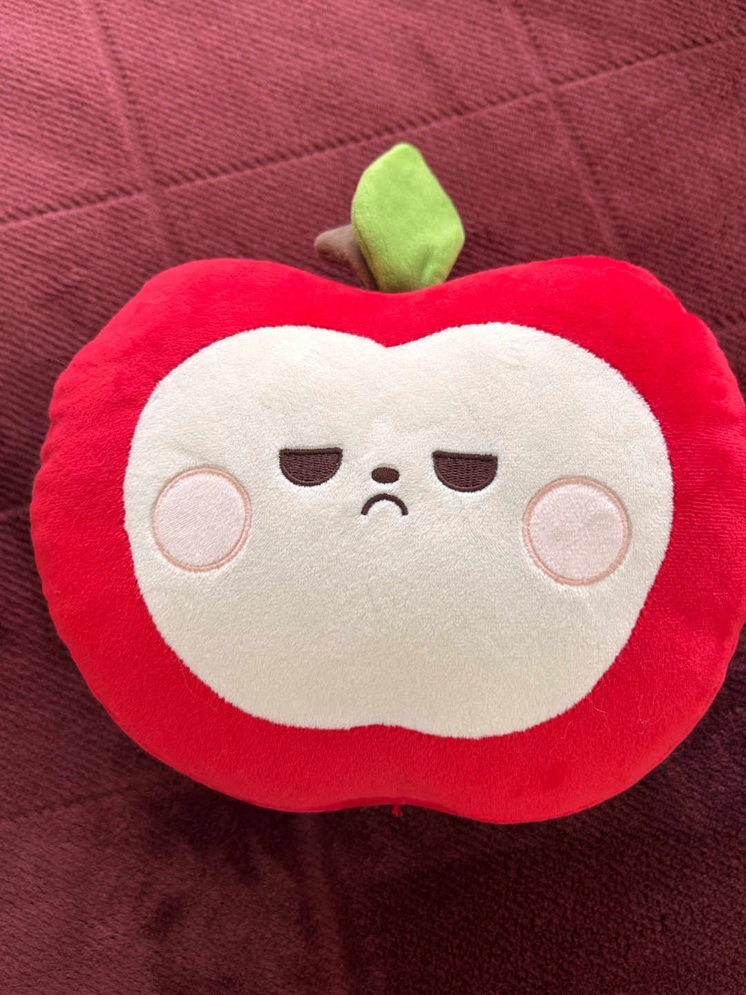 Cute Plush Set: Kawaii Red Apple Cushion & Hello Kitty Plush - photo 2