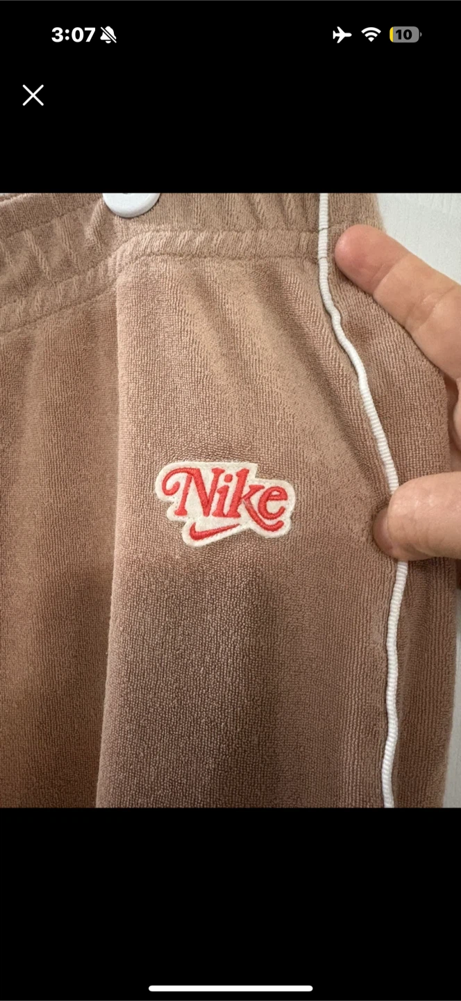 Nike Velour Track Pants - Size L - photo 2